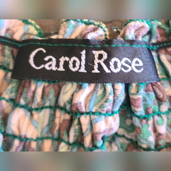 CAROL ROSE PEASANT TOP WOMEN'S SIZE MEDIUM NEW! - Picture 6 of 7